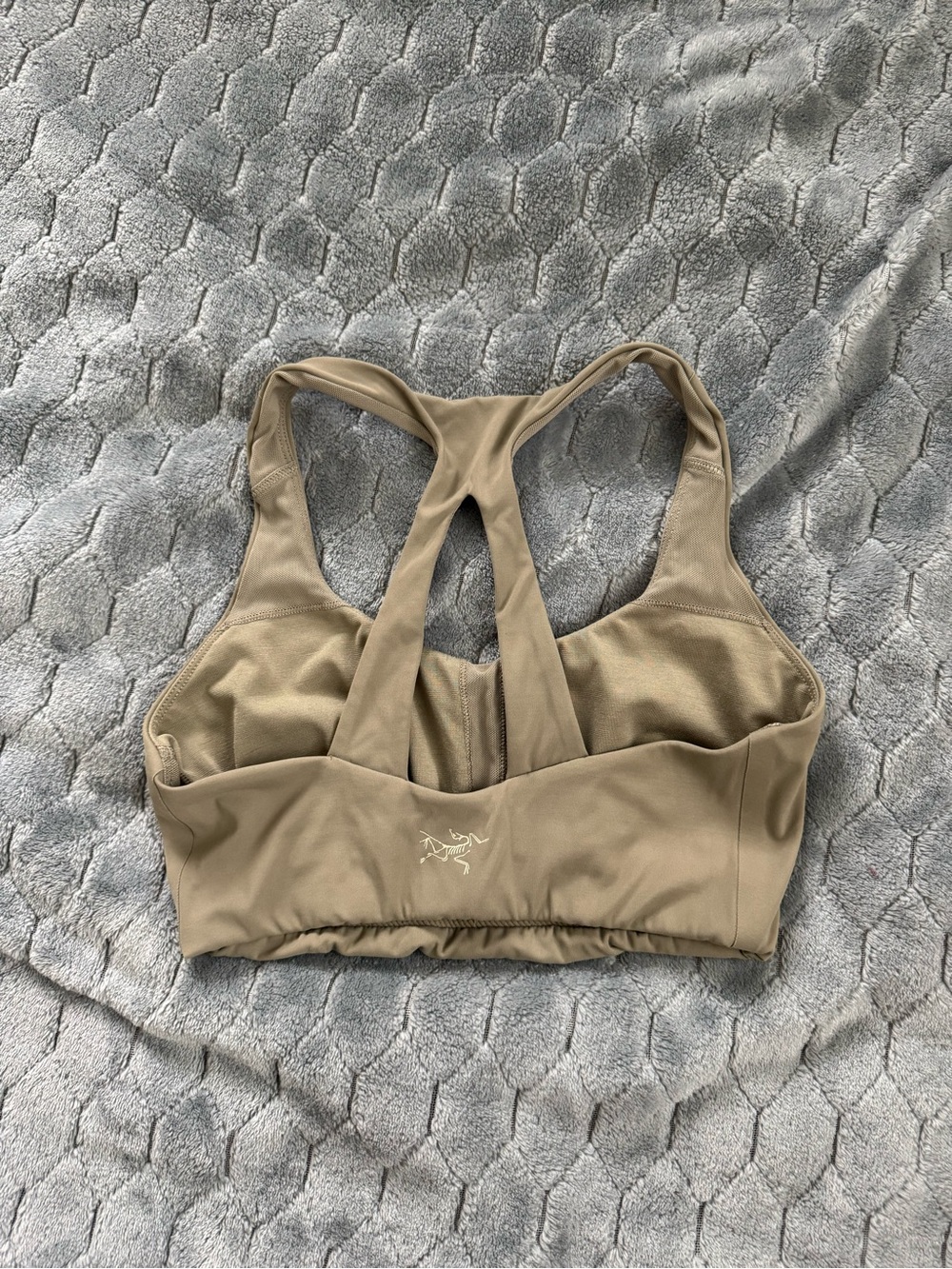Arc'teryx Taupe Racerback Support Sports Bra